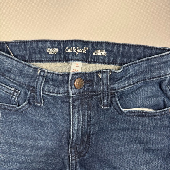 Cat & Jack Boys Size 10 Jeans & Khaki Pants Bundle Stretch Straight Fit - Picture 4 of 16